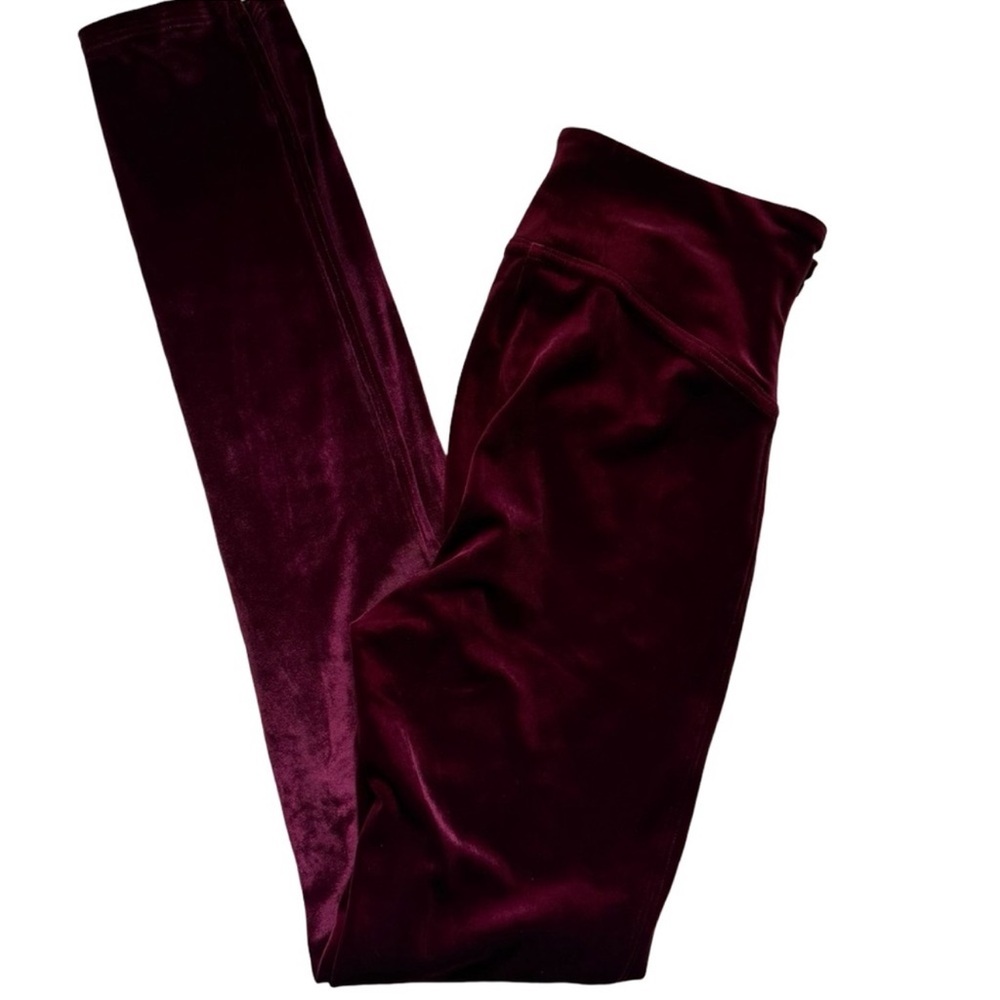 SPANX Velvet Wine Leggings